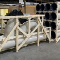 Dust Collection Ducting - Dust duct items are crated for protection from freight damage during transit. Crating charges vary depending on size and quantity.