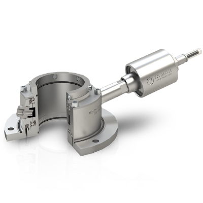 Shaft-sealing technology for rotary airlock valve