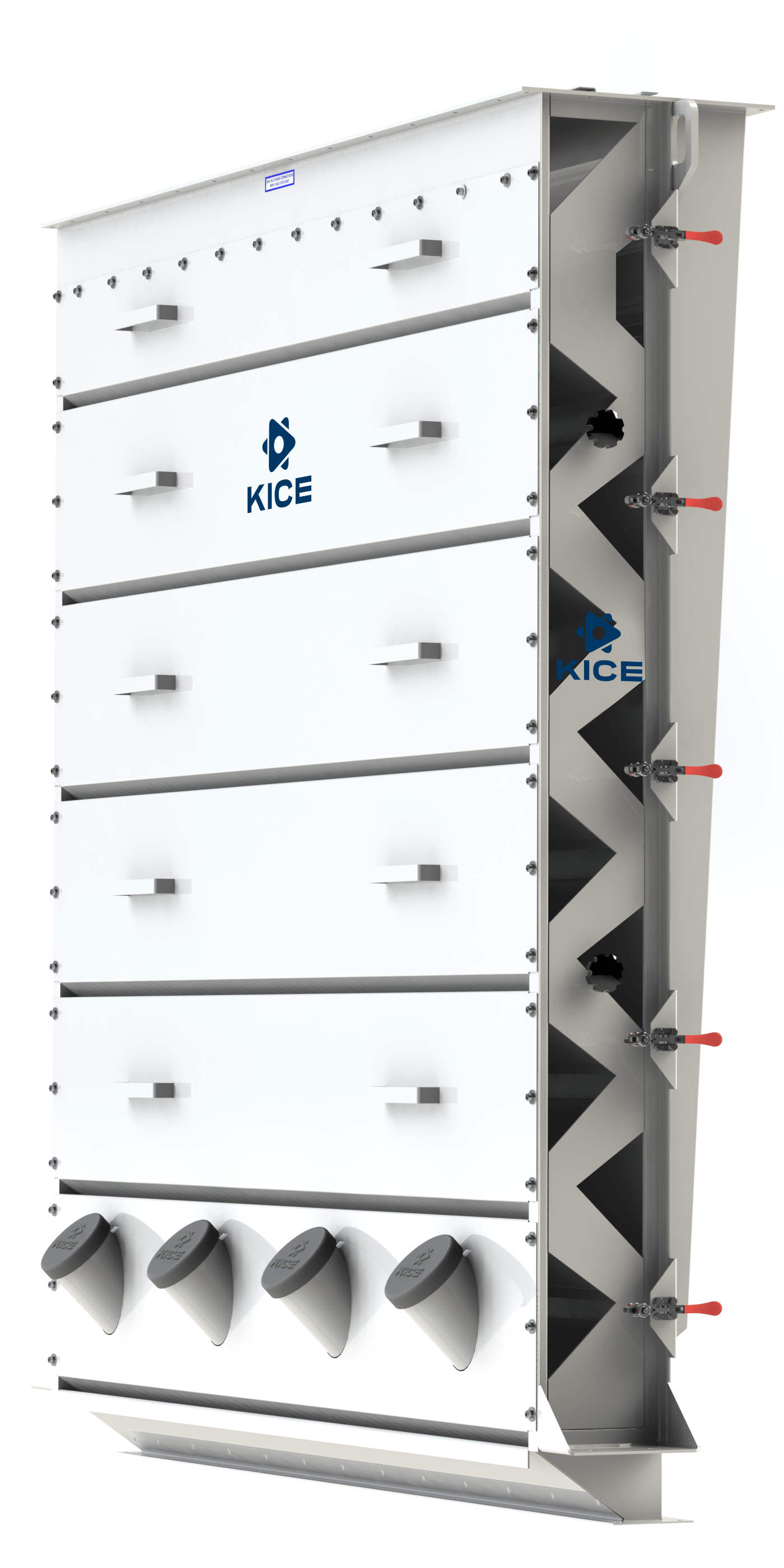 Multi-Aspirator® - Mild Steel - Kice 6E72 model—industrial rotary airlock for reliable and controlled transfer of dry bulk materials.
